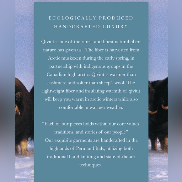 Couture luxury handknit dress made from world’s most exclusive fibre, Qiviuk. - Picture 9 of 13